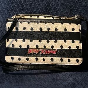 Small hardly used Betsey Johnson bag.